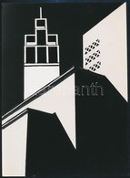 Cca 1976 Gebhardt György (1910-1993) Budapesti Fotóművész Hagyatékából, Aláírt Vintage Fotóművészeti Alkotás (Architektú - Andere & Zonder Classificatie