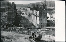 Cca 1971 A Sió-csatorna építése, Magyar Hírek Feliratozott Sajtófotó, 11×18 Cm - Sonstige & Ohne Zuordnung