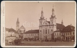 Cca 1880 Marosvásárhely, Keményhátú Fotó Ciehulski Műterméből, 6,5×10,5 Cm / Târgu Mures - Sonstige & Ohne Zuordnung