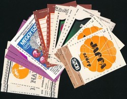 1982-1986 Szobi Gyümölcsfeldolgozó Közös Vállalat Hétféle Címke, összesen 21 Db - Reclame