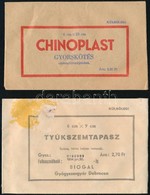 Gyógyszerészettel Kapcsolatos Reklámok, Termékek: 50 év Bayer, Tyúkszemtapasz, Chinoplast - Reclame