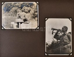 1930 Csondárvölgyi Nagytáborunk Emlékére. Cserkész Táborozásról Készült Dekoratív Album, Kb 100 Db érdekes Fotóval / Sco - Movimiento Scout