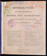 1858 Mittheilungen Aus Justus Perthes' Geographischer Anstalt über Wichtige Neue Erforschungen Auf Dem Gesammtgebiete De - Sonstige & Ohne Zuordnung