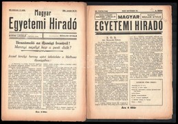 1933-1934 Magyar Egyetemi Híradó. VII. évf. 5-8. Sz., VIII. évf. 1-2 Sz. - Ohne Zuordnung