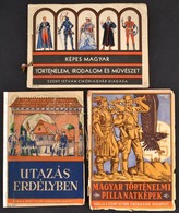 Szent István Cikóriagyár Gyűjtőkép Mappa 1-3. Füzet: Képes Magyar Történelem, Irodalom és Művészet, Utazás Erdélyben, Ma - Ohne Zuordnung