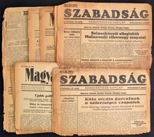 1942-1945 10 Db újság (Szabadság, Magyar Nemzet, Stb.) - Ohne Zuordnung