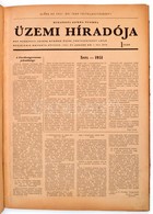 1951 A Budapesti Szikra Nyomda Üzemi Híradója, Több Szám Egybekötve - Non Classés