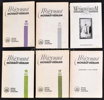 1984-1992 Múzeumi Műtárgyvédelem 5 Száma (13-14.,16-17.,21. Sz.)+1 Különlenyomat A 9/1981-es Számból. - Ohne Zuordnung