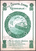 1942 Vitéz Lengyel Endre: Katona Dalai. Bp., 'Emese' Könyv- és Zeneműkiadó. A Szerző által Dedikált, Dátumozott (1943. I - Sonstige & Ohne Zuordnung