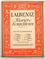 Albeniz Zongoradarabok. Kottafüzet. - Sonstige & Ohne Zuordnung