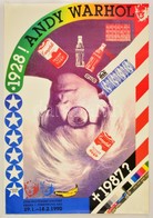 1990 Prága, Andy Warhol Kiállítás Plakát, Ofszet, 89x61,5 Cm / Prague, Andy Warhol Exhibition Poster, Ofset, 89x61,5 Cm - Autres & Non Classés