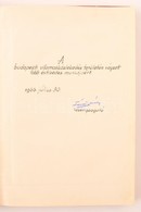 A Budapesti Közúti Vasút 100 éve. Szerk.: Csuhay Dénes. Bp., 1966, Közlekedési Dokumentációs Vállalat. Kiadói Aranyozott - Non Classés