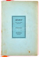 Ararát Magyar Zsidó évkönyv. 1944. Orsz. Izr. Leányárvaház. Kiadói Papírkötésben. - Ohne Zuordnung