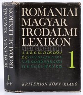 Romániai Magyar Irodalmi Lexikon I. A-F. Szerk.: Balogh Edgár. Bukarest, 1981, Kriterion. Kiadói Egészvászon-kötés, Kiad - Zonder Classificatie