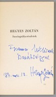 Hegyes Zoltán: Szociográfia-részletek. Zalai Napló, 171-203 P. Két Példány, Az Egyiken A Szerző Dedikációjával. - Non Classés