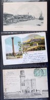 ** * 100 Db RÉGI Egyiptomi Városképes és Motívumlap Albumban / 100 Pre-1945 Egyptian Town-view And Motive Postcards In A - Non Classés