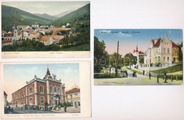 ** * 17 Db RÉGI Történelmi Magyar és Külföldi Városképes Lap, Vegyes Minőség / 17 Pre-1945 Town-view Postcards From The  - Non Classés