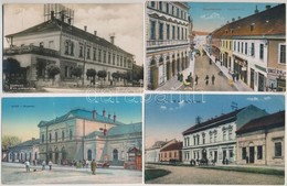 ** * 15 Db RÉGI Magyar Városképes Lap, Vegyes Minőség / 15 Pre-1945 Hungarian Town-view Postcards, Mixed Quality - Unclassified