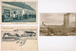 ** * 14 Db RÉGI Magyar Városképes Lap, Vegyes Minőség / 14 Pre-1945 Hungarian Town-view Postcards, Mixed Quality - Unclassified