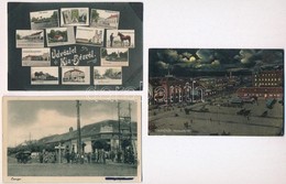 ** * 14 Db RÉGI Magyar Városképes Lap, Vegyes Minőség / 14 Pre-1945 Hungarian Town-view Postcards, Mixed Quality - Ohne Zuordnung