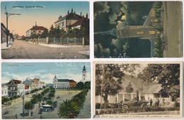 ** * 14 Db RÉGI Magyar Városképes Lap, Vegyes Minőség / 14 Pre-1945 Hungarian Town-view Postcards, Mixed Quality - Sin Clasificación