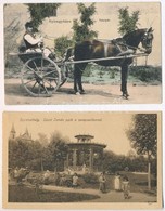** * 13 Db RÉGI Magyar Városképes Lap, Vegyes Minőség / 13 Pre-1945 Hungarian Town-view Postcards, Mixed Quality - Ohne Zuordnung
