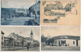 ** * 11 Db RÉGI Magyar Városképes Lap, Vegyes Minőség / 11 Pre-1945 Hungarian Town-view Postcards, Mixed Quality - Non Classés