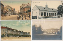 ** * 10 Db RÉGI Magyar Városképes Lap, Vegyes Minőség / 10 Pre-1945 Hungarian Town-view Postcards, Mixed Quality - Ohne Zuordnung