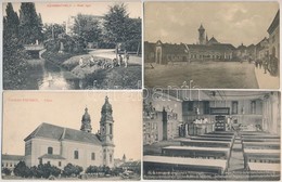 ** * 10 Db RÉGI Magyar Városképes Lap, Vegyes Minőség / 10 Pre-1945 Hungarian Town-view Postcards, Mixed Quality - Ohne Zuordnung