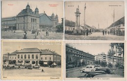 ** * 8 Db RÉGI Magyar Városképes Lap, Vegyes Minőség / 8 Pre-1955 Hungarian Town-view Postcards, Mixed Quality - Non Classés