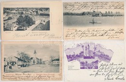 ** * 6 Db RÉGI Magyar Városképes Lap, Vegyes Minőség / 6 Pre-1905 Hungarian Town-view Postcards, Mixed Quality - Non Classés