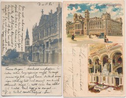 ** * 5 Db RÉGI Magyar Városképes Lap, Vegyes Minőség / 5 Pre-1905 Hungarian Town-view Postcards, Mixed Quality - Ohne Zuordnung