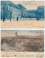 2 Db RÉGI Magyar Városképes Lap: Szekszárd és Székesfehérvár / 2 Pre-1902 Hungarian Town-view Postcards - Non Classés