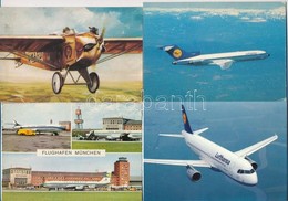 ** * 21 Db MODERN Motívum Képeslap: Repülés / 21 Modern Motive Postcards: Airplanes, Aviation - Non Classés