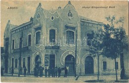 * T2/T3 1935 Abony, Abonyi Közgazdasági Bank, Csapó Samu üzlete. Batta Sándor Kiadása (r) - Non Classés