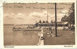 T2 1941 Balatonboglár, Strandfürdő, Fürdőzők, Napozók - Non Classés