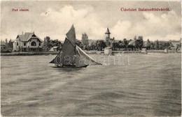 T2/T3 1907 Balatonföldvár, Part, Vitorlás. Kiadja Gerendai Gyula (EK) - Non Classés