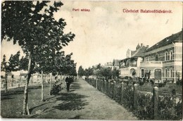 T2/T3 1907 Balatonföldvár, Parti Sétány, Villák. Gerendai Gyula Kiadása - Non Classés