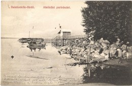 T2 1912 Balatonlelle, Alsólellei Part Részlete, Csónakázók. Wollák József Utódai Kiadása - Ohne Zuordnung