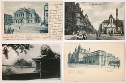 ** Budapest - 7 Db Régi Képeslap Jó Minőségben / 7 Pre-1945 Postcards In Good Condition - Ohne Zuordnung