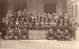 * T2 1927 Budapest, A Magyar Királyi Technológia 1927 április Havában Végzett Motortan Hallgatói. Pfeifer és Rasem Photo - Ohne Zuordnung