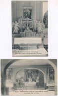 ** Budapest V. Kegyes-tanítórendiek Kápolnájának Belseje - 2 Db Régi Képeslap / 2 Pre-1945 Postcards - Non Classés