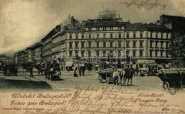 T2/T3 1899 Budapest VI. Teréz Körút, Lovaskocsik, Deményi és Angyal Kerékpár üzlete, Cseléd-Intézet, Komlódi Jakab és Du - Ohne Zuordnung