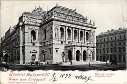 T3/T4 1899 Budapest VI. M. Kir. Operaház (r) - Ohne Zuordnung