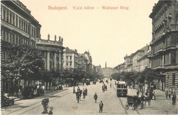 ** T1 Budapest VI. Váci Körút (Bajcsy Zsilinszky út), Villamosok, Bazilika. Taussig A. 8036. - Non Classés