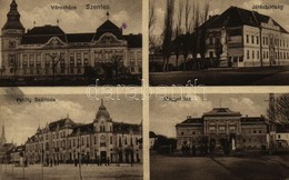 T2 1927 Szentes, Városháza, Járásbíróság, Petőfi Szálloda, Megyeháza - Non Classés