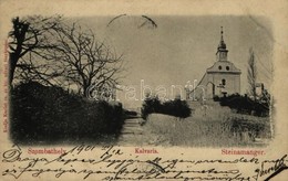 T2 1901 Szombathely, Steinamanger; Kálvária. Kiadja Knebel Cs. és Kir. Udv. Fényképész - Non Classés