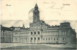 T2/T3 1900 Arad, Városháza. Nachbargauer János Kiadása / Town Hall (EK) - Zonder Classificatie