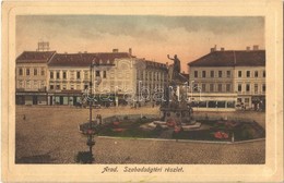 T2 Arad, Szabadság Tér, Domán Sándor, Winternitz Jenő üzlete. Juhász és Társa Kiadása / Square, Shops - Ohne Zuordnung