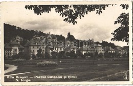 T2 1937 Brassó, Kronstadt, Brasov; Parcul Cuteanu Si Sirul N. Iorga / Központi Park - Ohne Zuordnung